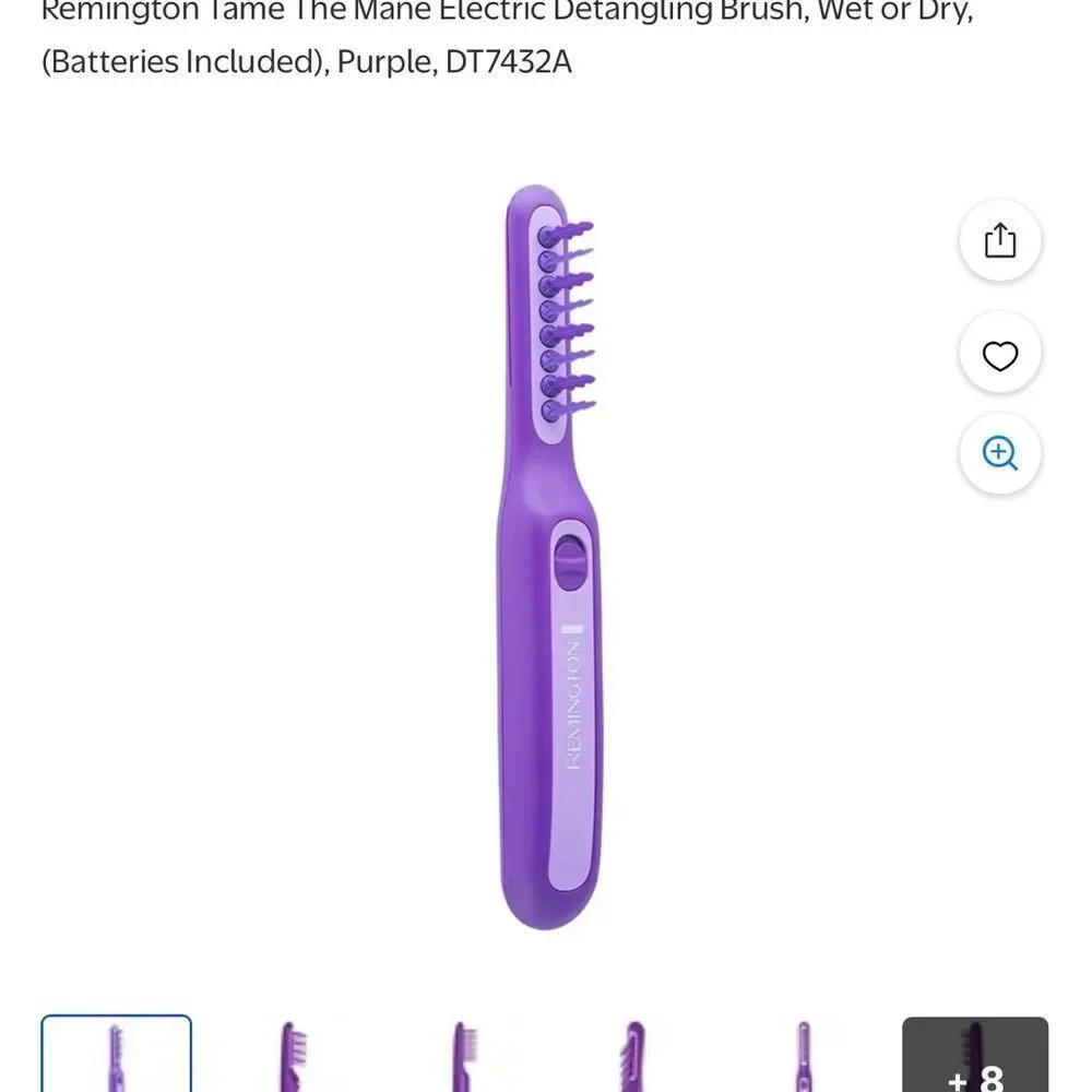Purple Kids Hair Styling Tool